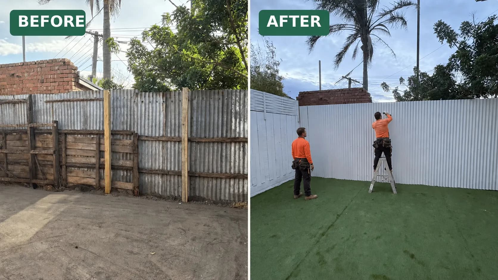 Backyard Fence Renewal & Outdoor Area Refresh