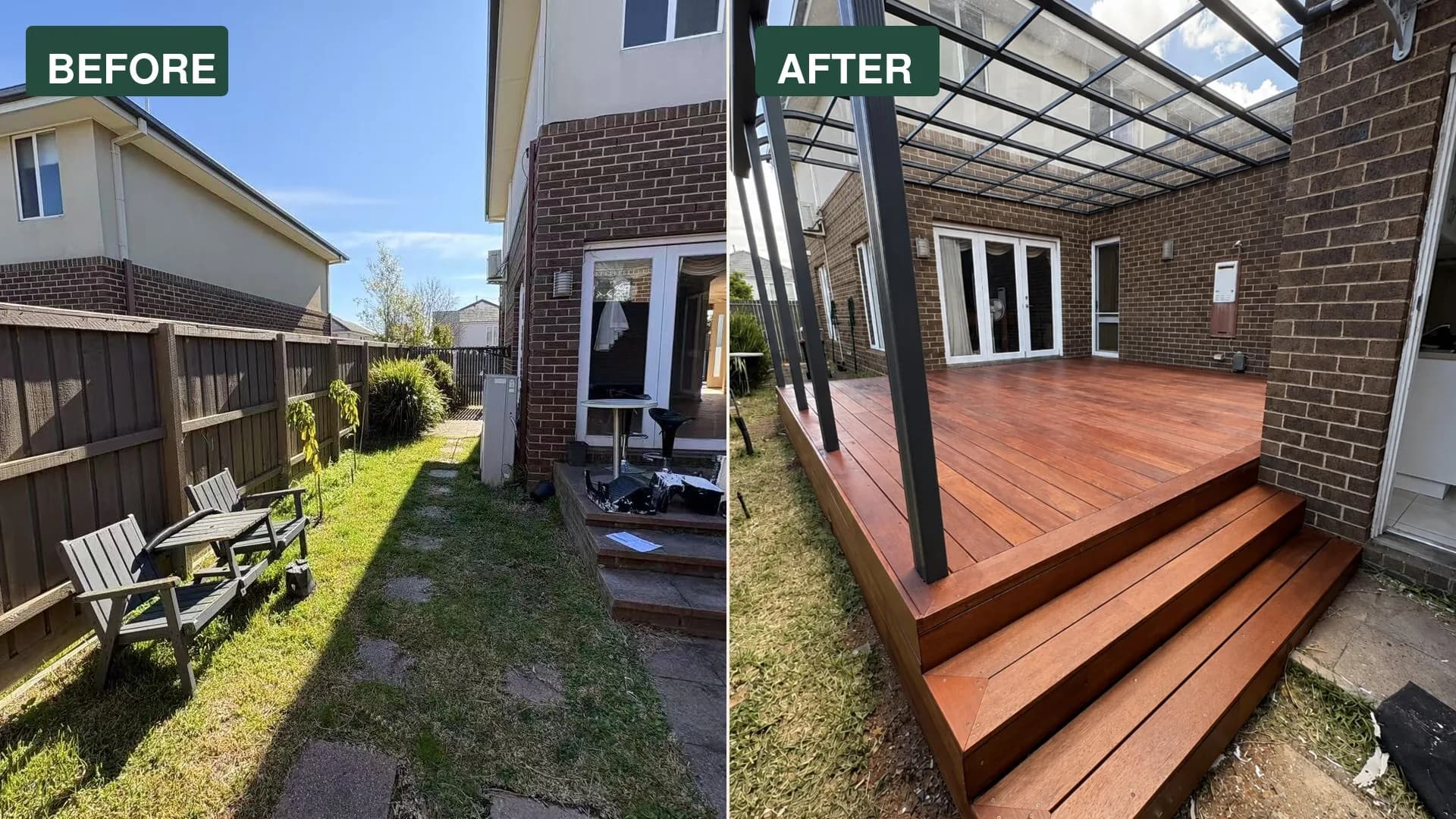 Covered Deck & Pergola Installation