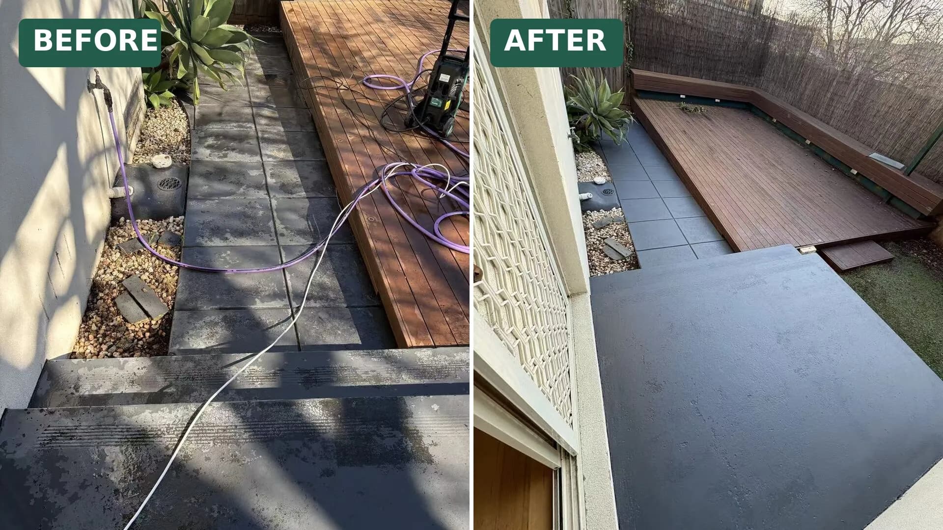 Outdoor Steps & Paved Area Restoration